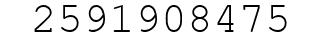 Number 2591908475.