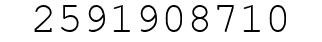 Number 2591908710.