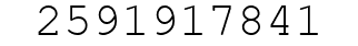 Number 2591917841.