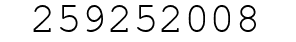 Number 259252008.