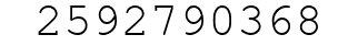 Number 2592790368.