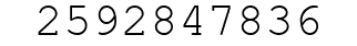 Number 2592847836.
