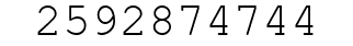 Number 2592874744.