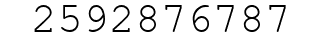 Number 2592876787.