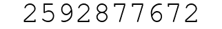 Number 2592877672.
