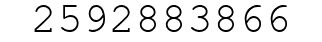 Number 2592883866.