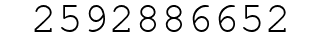 Number 2592886652.
