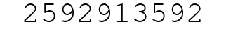 Number 2592913592.