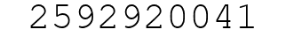 Number 2592920041.