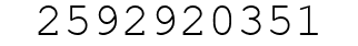 Number 2592920351.