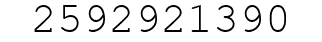 Number 2592921390.