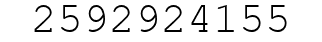 Number 2592924155.