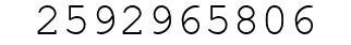 Number 2592965806.