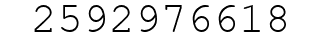 Number 2592976618.