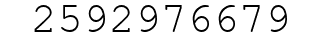 Number 2592976679.