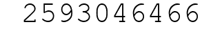 Number 2593046466.