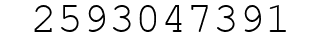 Number 2593047391.