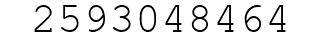 Number 2593048464.