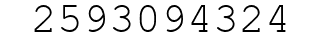 Number 2593094324.