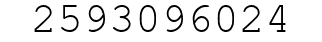 Number 2593096024.