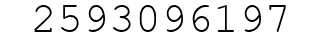 Number 2593096197.