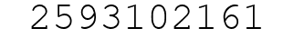 Number 2593102161.