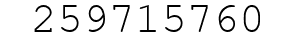 Number 259715760.