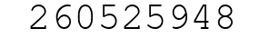 Number 260525948.