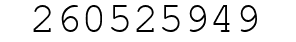 Number 260525949.