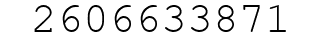 Number 2606633871.