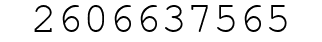 Number 2606637565.