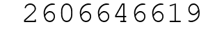 Number 2606646619.
