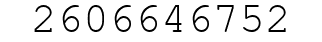 Number 2606646752.
