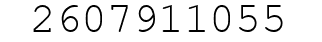 Number 2607911055.