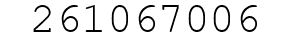 Number 261067006.