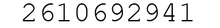 Number 2610692941.