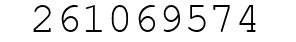 Number 261069574.
