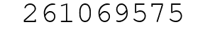 Number 261069575.