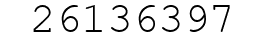 Number 26136397.