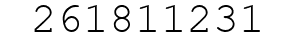 Number 261811231.