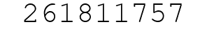 Number 261811757.