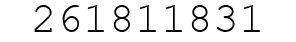 Number 261811831.