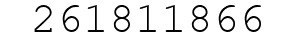 Number 261811866.