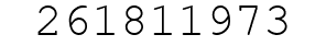 Number 261811973.