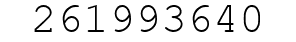 Number 261993640.