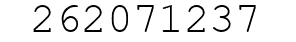 Number 262071237.