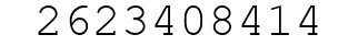 Number 2623408414.