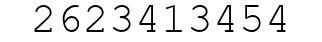 Number 2623413454.