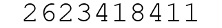 Number 2623418411.