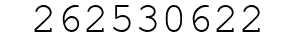 Number 262530622.